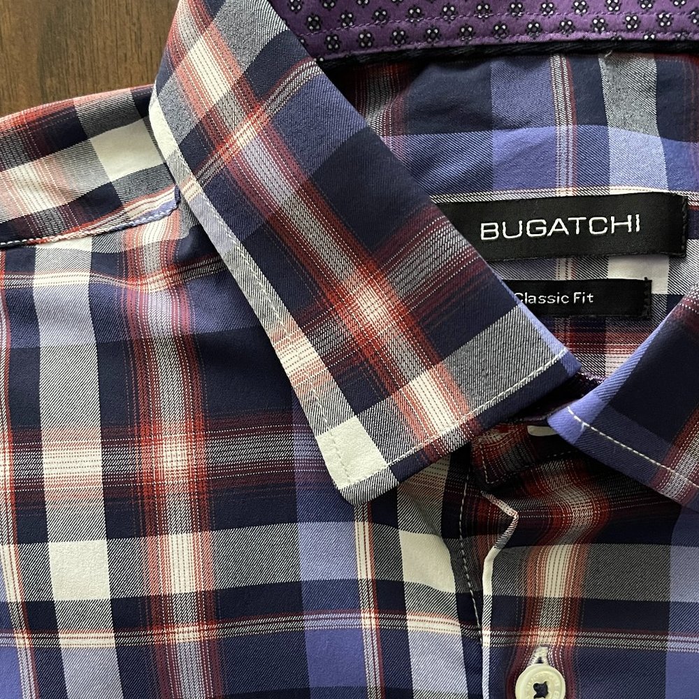 NWOT Bugatchi Men's Casual Shirt